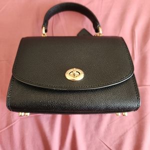 Coach Black Micro Tilly Top Handle
